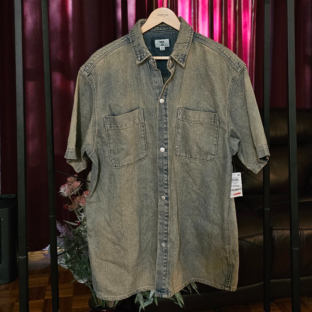 Mens Vintage Button Down Shirt